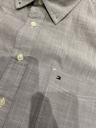 Camisa Tommy Hilfiger Azul/Gris