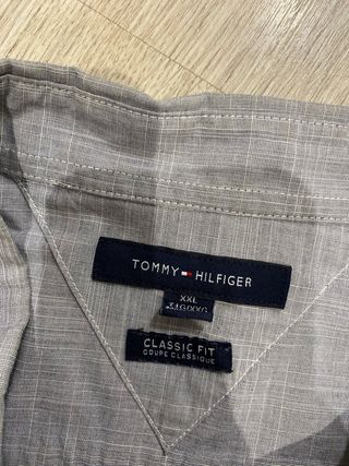 Camisa Tommy Hilfiger Azul/Gris
