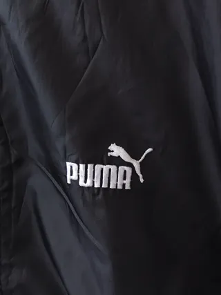 Cortavientos Puma Negro y Blanco Impermeable