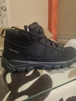 Zapatillas altas negras casi nuevas