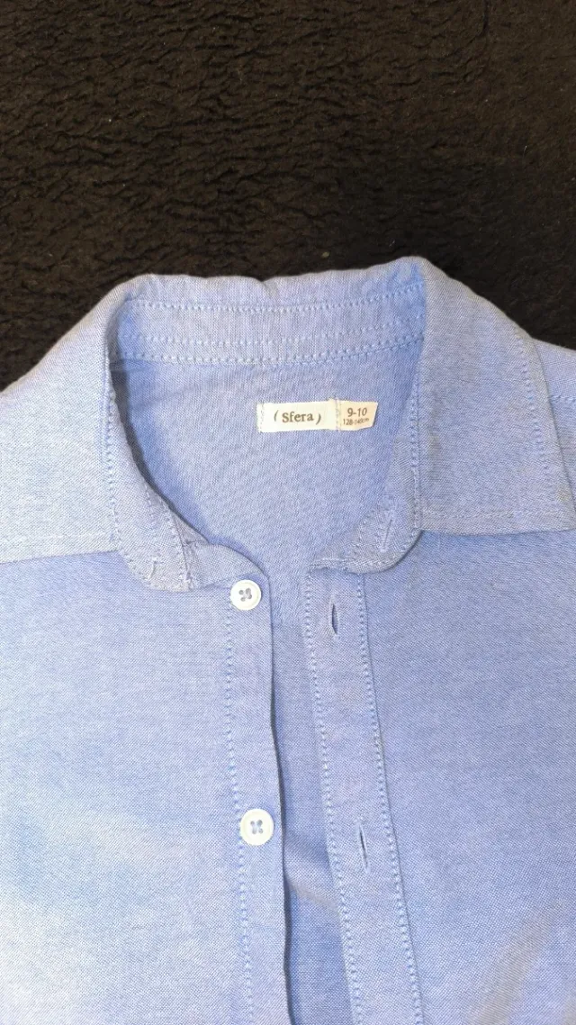 Camisa celeste Sfera niño 9-10 años
