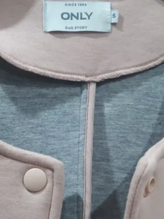 Abrigo rosa Only Talla S