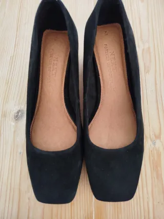 Zapatos de ante negros Next SIN ESTRENAR