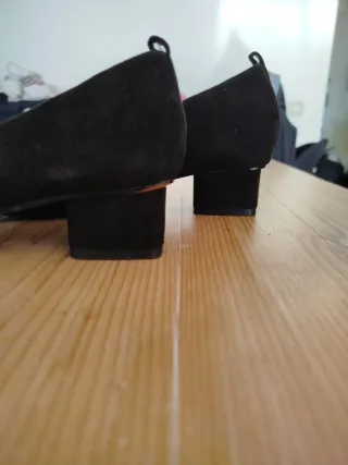 Zapatos de ante negros Next SIN ESTRENAR