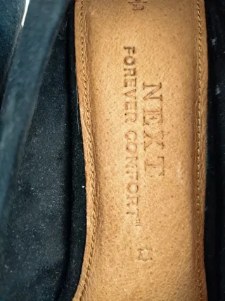 Zapatos de ante negros Next SIN ESTRENAR