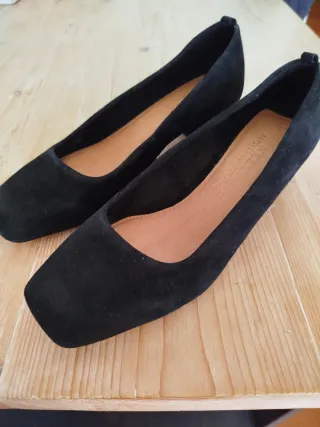 Zapatos de ante negros Next SIN ESTRENAR