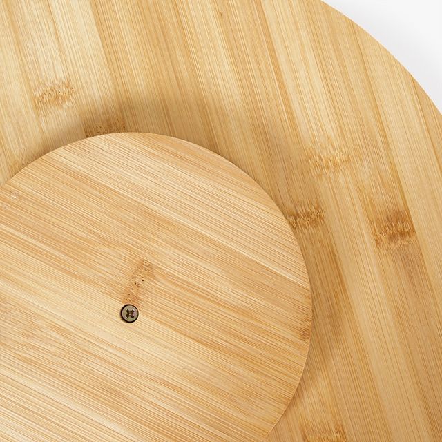 Piatto girevole in bambù da 35 cm