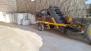 Cosechadora de cebollas