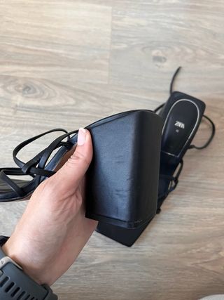 Sandalias tacón Zara negras