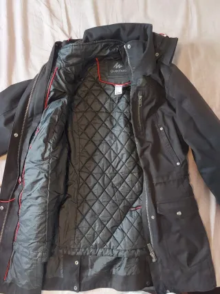 Chaqueta Forclaz 700 3 en 1 Negra