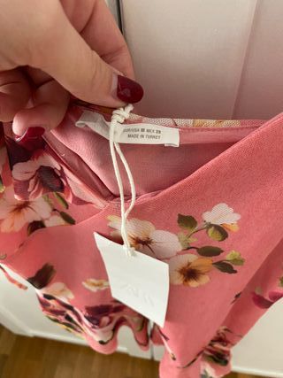 Top Zara Estampado Floral