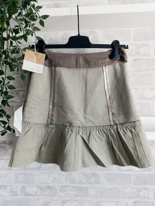 Falda dorada Stradivarius