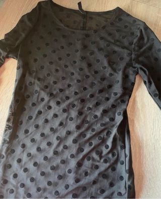 Blusa negra plumeti Stradivarius
