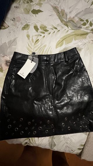 Falda Scalpers Negra Talla X