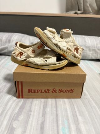 Sandalias bebé Replay Beige/Marrón