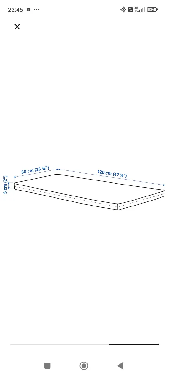 Cuna de madera Ikea ➕ colchón ➕ chichonera