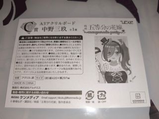 Panel Acrílico Miku Nakano