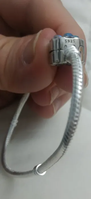 Pulsera tobillera Plata Trébol 4 Hojas Unisex