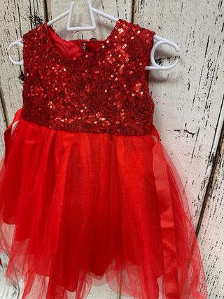 Vestido fiesta niña lentejuelas tul