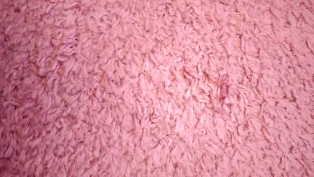 Alfombra redonda rosa