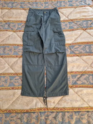 Carhartt Cargo Baggy Pantaloni 90s Verde Oliva