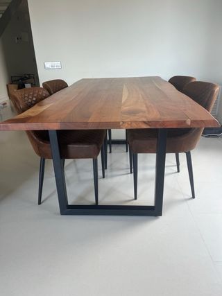 Tavolo da Pranzo in Legno e Metallo Maison du Monde