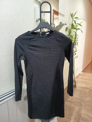 Vestido Negro H&M Talla S/36
