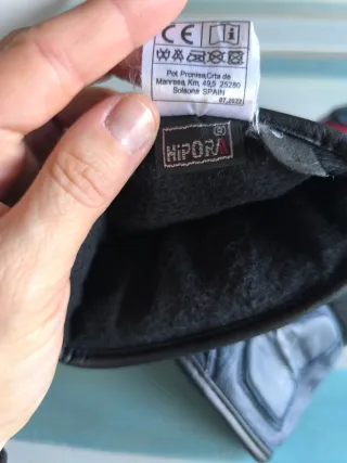 Guantes Moto Invierno Armure Piel Azul