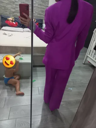 Tailleur viola donna