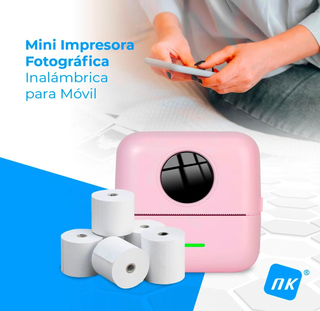 Impresora Térmica Portátil NK + Papel