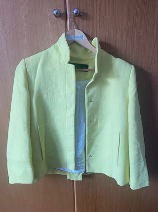 Americana Zara Amarilla Texturizada