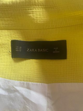 Americana Zara Amarilla Texturizada