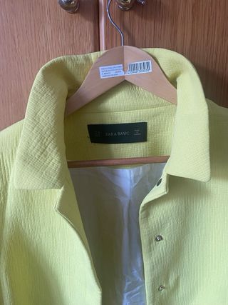 Americana Zara Amarilla Texturizada