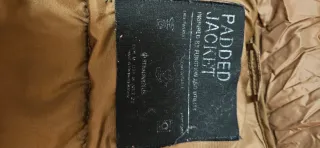 Chaleco acolchado marrón