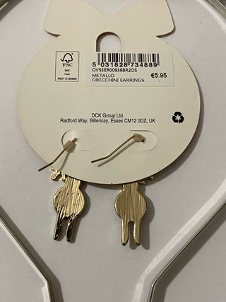 Cerchietto e Orecchini Renna Natale NUOVI