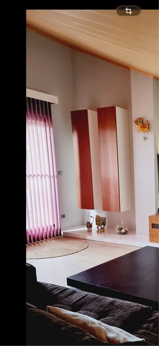 Tende in tessuto per una porta e un'altra doppia