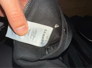 Cazadora aviador Sandro cuello borreguito Talla XL