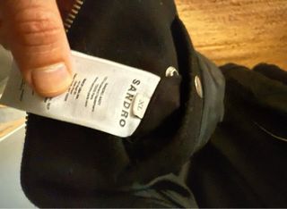 Cazadora aviador Sandro cuello borreguito Talla XL