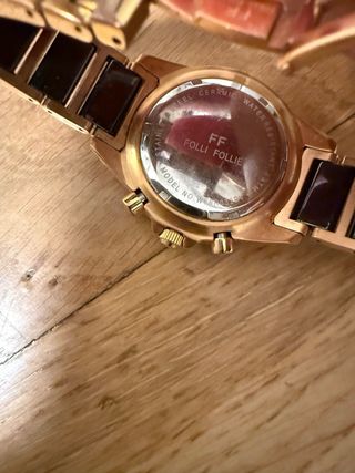 Reloj Folli Follie Dorado y Negro WF8R032BVK