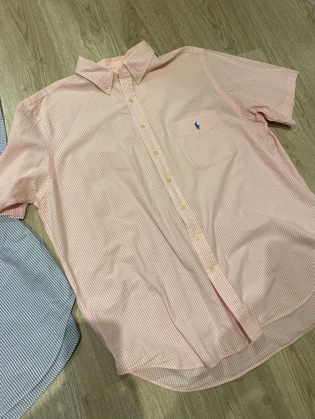 Lote 2 Camisas Ralph Lauren Rayas