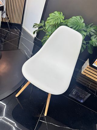 Juego de 3 Sillas Blancas Ikea