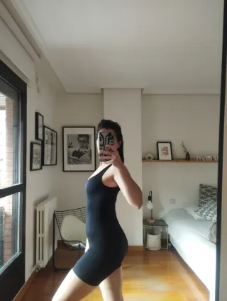 Mono corto negro Shein