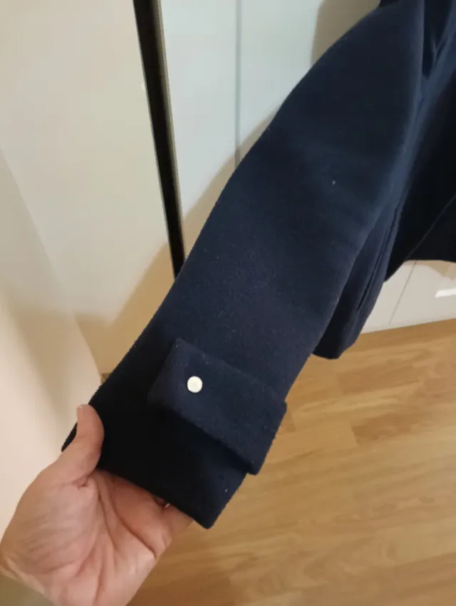 Parka Stradivarius azul mujer