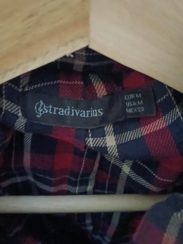 Parka Stradivarius azul mujer