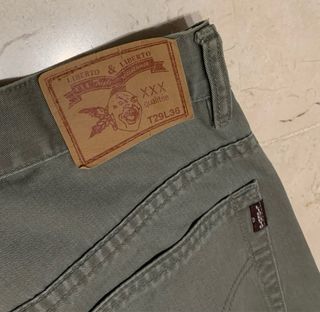 Pantalón vaquero Liberto verde
