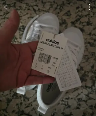 Zapatillas Adidas Nizza Plataforma Blancas