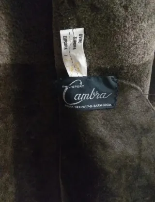 Abrigo piel vuelta forrado mouton