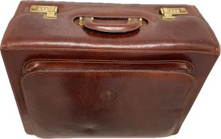 Maletín Guidi Italy Piel Marrón Nuevo