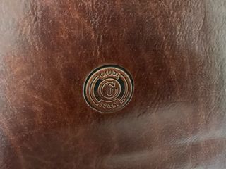 Maletín Guidi Italy Piel Marrón Nuevo