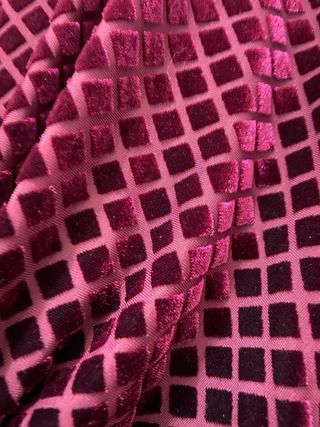 Vestido Terciopelo burdeos